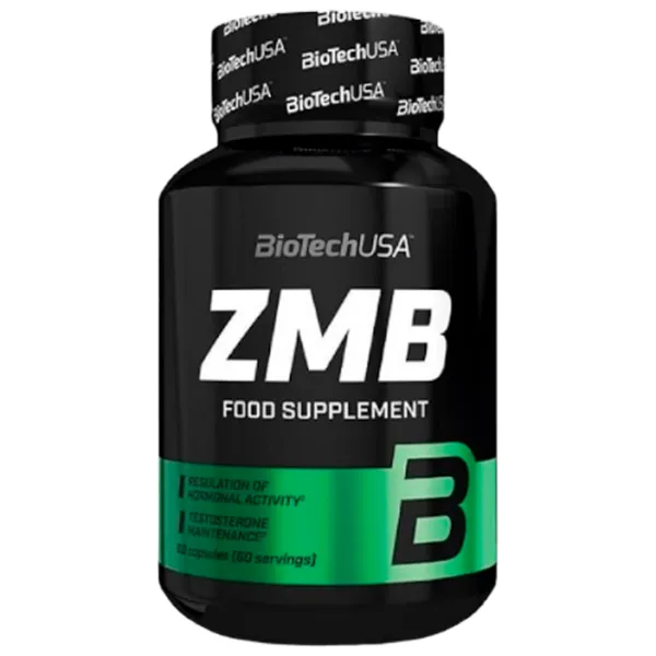 Stimulatoare de testosteron BioTechUSA ZMB (5999076240715) 60 capsule photo 1
