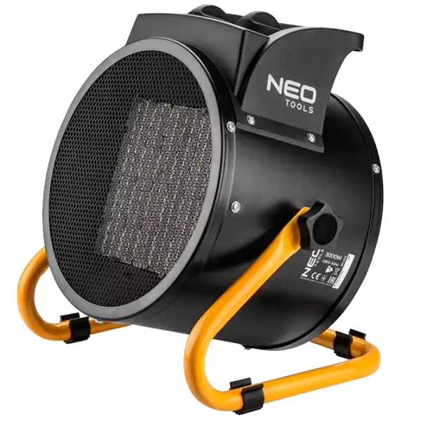 Тепловая пушка Электрическая NEO Tools 90-063 3000 Вт/ 60 м²/ 280 м³/ ч photo 1