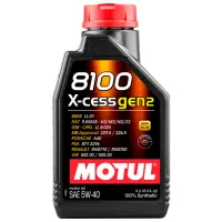 Моторное масло Motul 5W40 8100 X-CESS GEN2 5W-40 1 л синтетическое