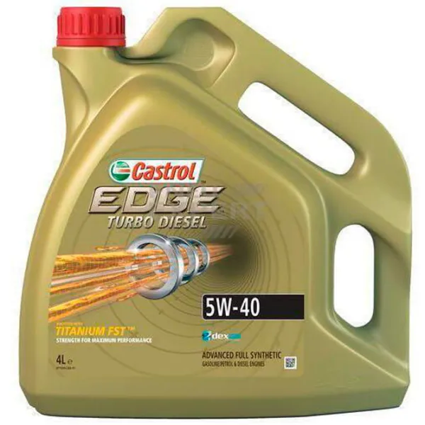 Моторное масло Castrol 5W40 Edge Turbo Diesel 5W-40 4 л синтетическое photo 1 Моторное масло Castrol 5W40 Edge Turbo Diesel 5W-40 4 л синтетическое photo 1