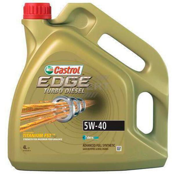 Моторное масло Castrol 5W40 Edge Turbo Diesel 5W-40 4 л синтетическое photo 1 Моторное масло Castrol 5W40 Edge Turbo Diesel 5W-40 4 л синтетическое photo 1