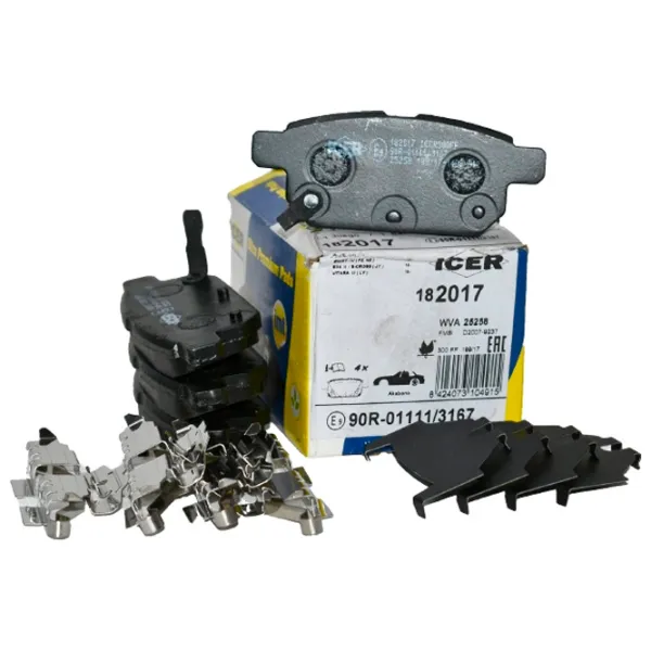 Тормозные колодки Icer 182017 задние/ дисковые photo 1 Тормозные колодки Icer 182017 задние/ дисковые photo 1