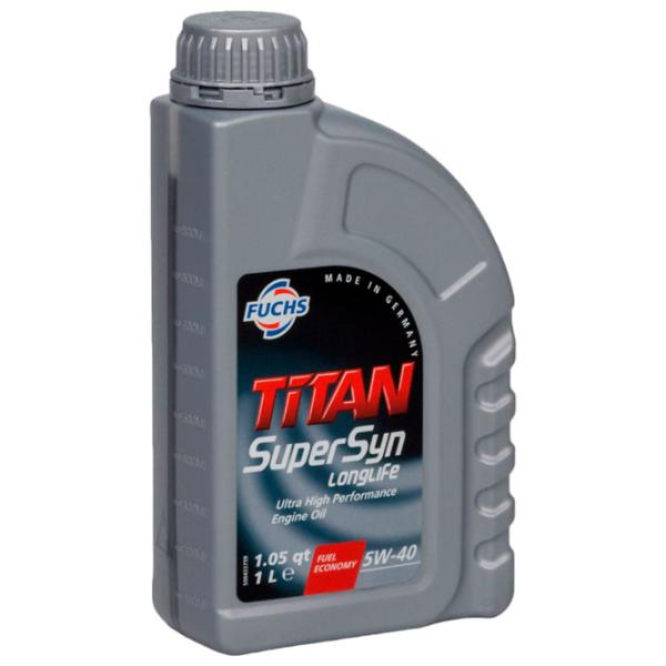 Моторное масло Fuchs 5W-40 TITAN SUPERSYN LONGLIFE 5W-40 1 л синтетическое photo 1