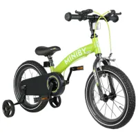 Bicicletă fără pedale Qplay Miniby 14" Metal/ Green Black