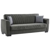 Canapea Fabulous Lori (5641649) Pânză de iută/ Dark Gray