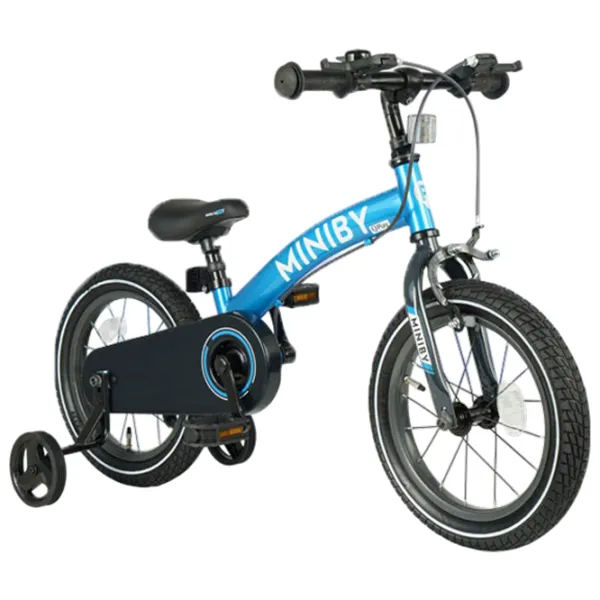 Bicicletă fără pedale Qplay Miniby 14" Metal/ Blue Black photo 1 Bicicletă fără pedale Qplay Miniby 14" Metal/ Blue Black photo 1