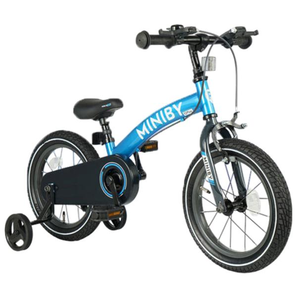 Bicicletă fără pedale Qplay Miniby 14" Metal/ Blue Black photo 1 Bicicletă fără pedale Qplay Miniby 14" Metal/ Blue Black photo 1