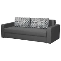 Диван Modern Flint 2 Asti 19/ Classic 04 (5657409) Микрофибра/ Тёмно-серый