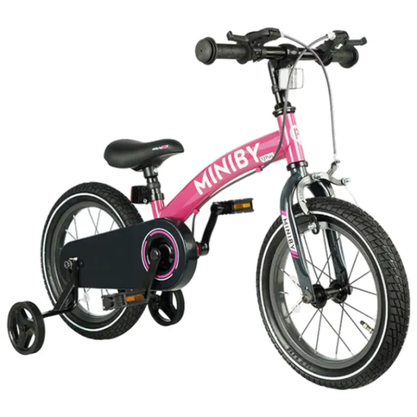 Bicicletă fără pedale Qplay Miniby 14" Metal/ Pink Black photo 1 Bicicletă fără pedale Qplay Miniby 14" Metal/ Pink Black photo 1