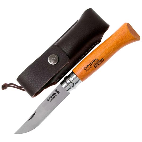 Нож Opinel Carbon Nr. 8 для повседневного использования/ Углеродистая сталь photo 1