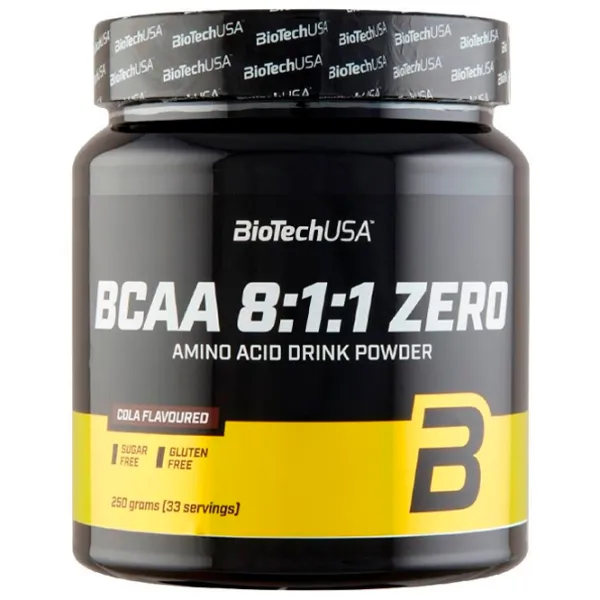 Aminoacizi BioTechUSA BCAA 8:1:1 ZERO (5999076215393) 250 g photo 1 Aminoacizi BioTechUSA BCAA 8:1:1 ZERO (5999076215393) 250 g photo 1