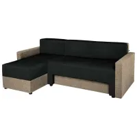 Canapea de colț Modern Lira Malmo 96/ 90 (5611888) Stofă/ Black