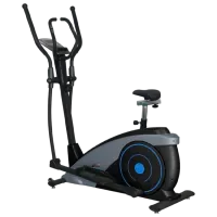 Bicicletă eliptică VolksGym ET70S Tracțiune: Din spate/ 150 kg/ Black