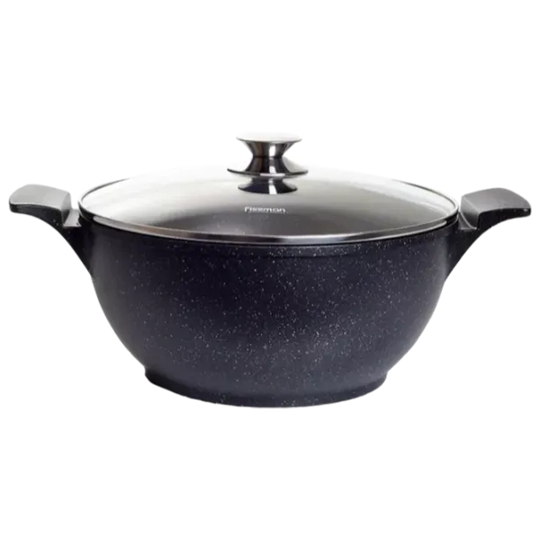 Кастрюля Fissman 14321 7.7 л Алюминий/ Черный photo 1