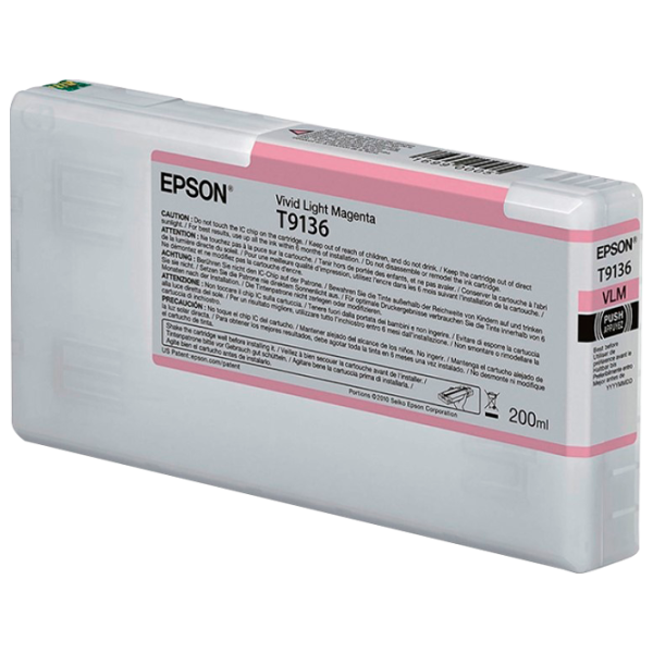 Картридж Epson T9136 Vivid Light Magenta/ Original/ Струйный photo 1