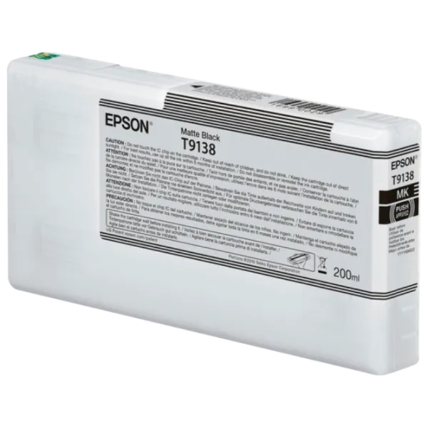 Картридж Epson T9138 Matte Black/ Original/ Струйный photo 1