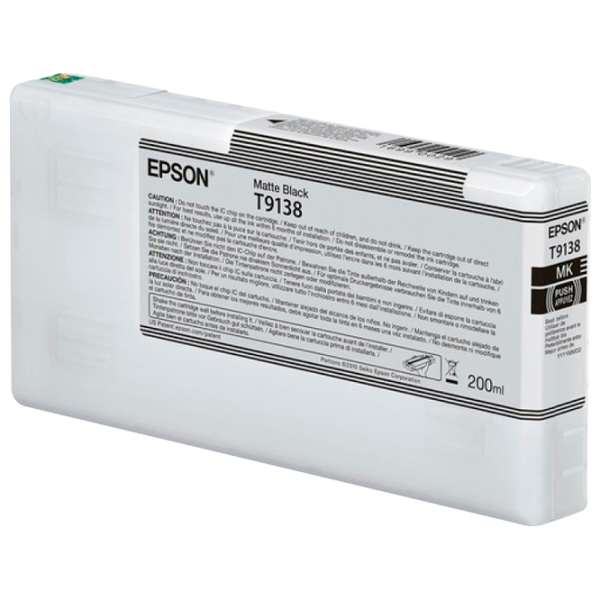 Картридж Epson T9138 Matte Black/ Original/ Струйный photo 1