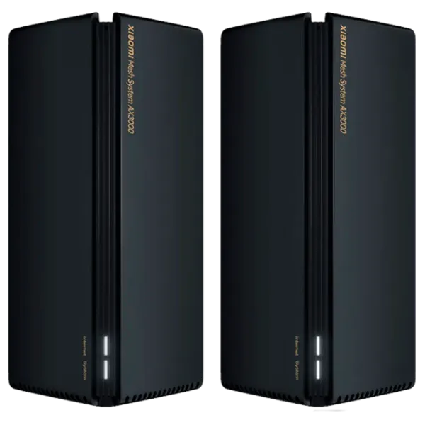 Wi-Fi Роутер Xiaomi Mesh System AX3000 (2-pack) 574 Мбит/ c/ 2402 Мбит/ с/ Черный photo 1