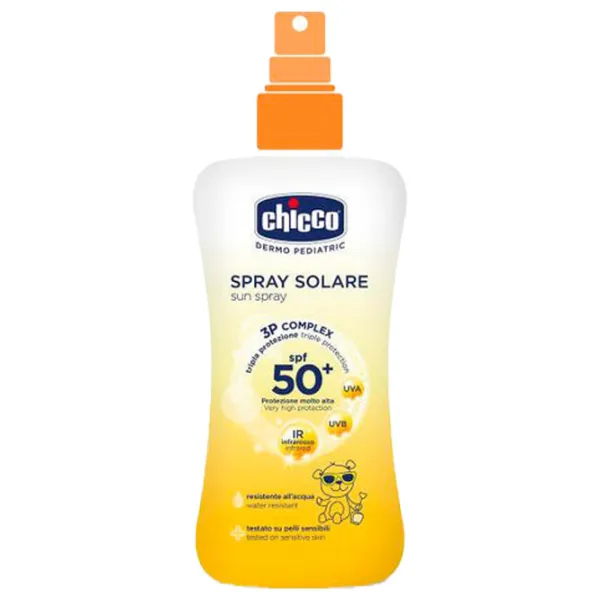 Защита от солнца Chicco SPF50+ 12+ месяцев/ От высыпаний/ 150 мл photo 1