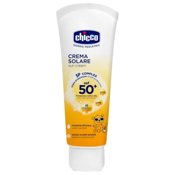 Защита от солнца Chicco SPF50+ 12+ месяцев/ От высыпаний/ 75 мл photo 1