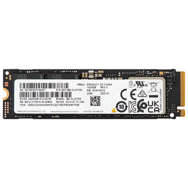 SSD Samsung PM9A1 1 TB M.2 NVMe photo 1