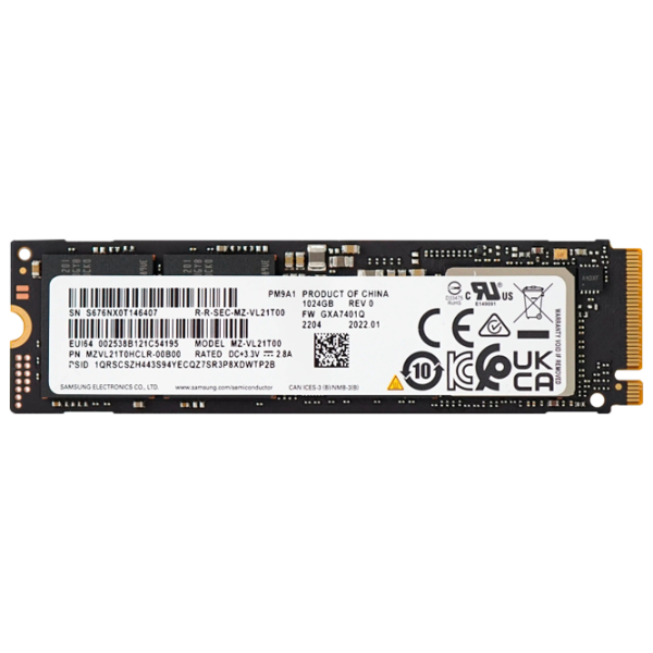 SSD Samsung PM9A1 1 TB M.2 NVMe photo 1
