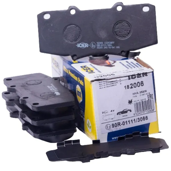 Тормозные колодки Icer 182006 передние/ дисковые photo 1 Тормозные колодки Icer 182006 передние/ дисковые photo 1
