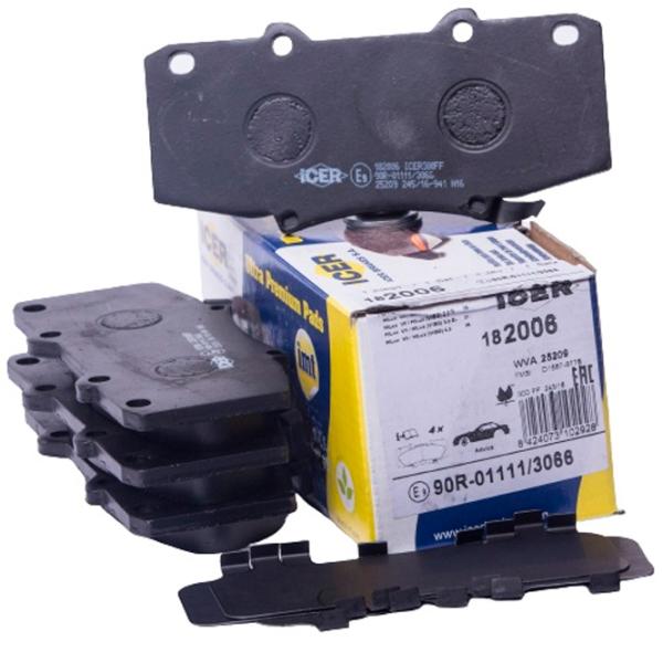 Тормозные колодки Icer 182006 передние/ дисковые photo 1 Тормозные колодки Icer 182006 передние/ дисковые photo 1