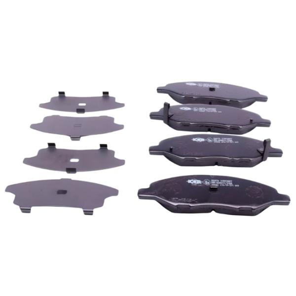 Plăcuțe de frână Icer 182074 față/ disk photo 1