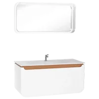 Dulap cu lavoar Creavit Pion Pe perete/ MDF/ White