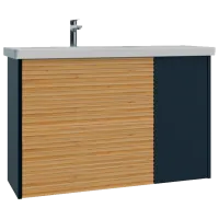 Dulap cu lavoar Creavit Intenso Pe perete/ MDF/ Gray