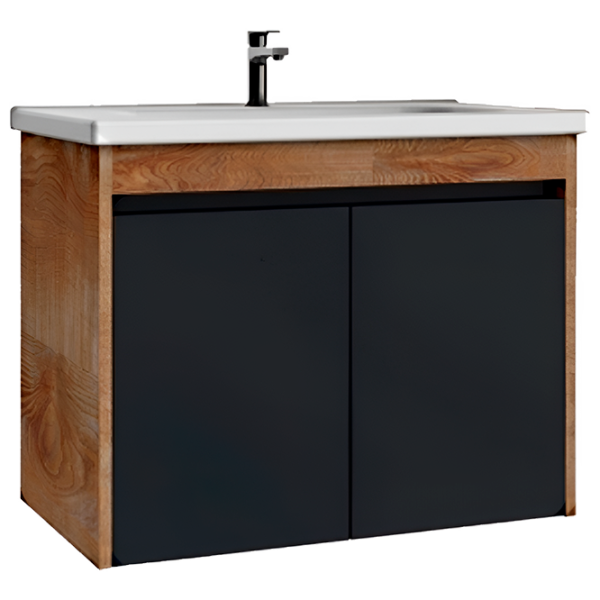 Шкаф с умывальником Creavit Link Настенная/ МДФ/ Коричневый photo 1