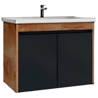 Dulap cu lavoar Creavit Link Pe perete/ MDF/ Brown