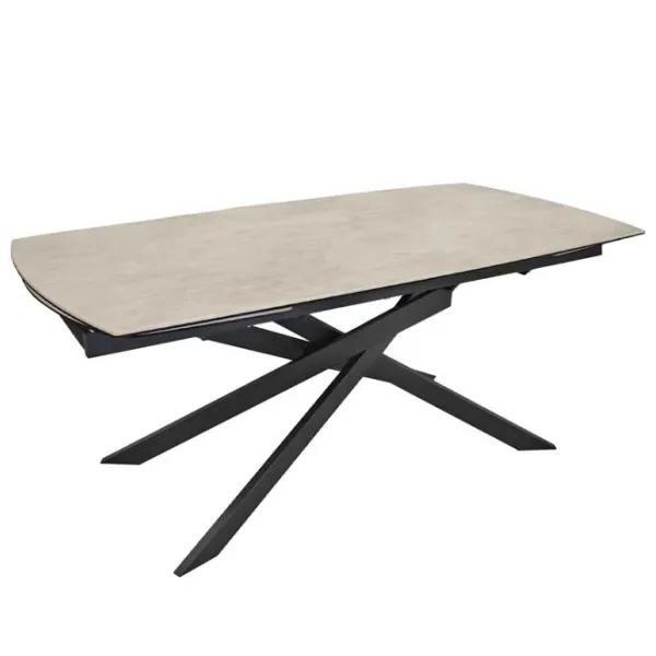 Masă de bucătărie extensibilă DecoPrim Lea Ceramică/ Gray photo 1