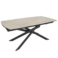 Кухонный стол раскладной DecoPrim Lea Керамика/ Серый