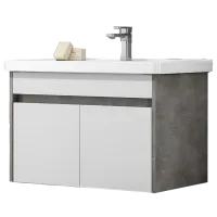 Dulap cu lavoar Orka Aydos 100 Pe perete/ PAL/ Gray