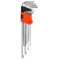 Набор складных шестигранных ключей Airline AT-9-15 Количество в наборе: 9 шт.