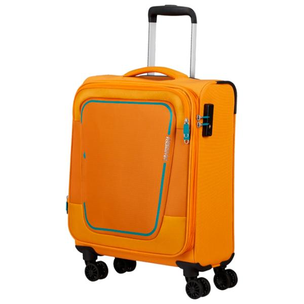 Valiză American Tourister Pulsonic Spinner Expandable 40l/ Sunset Yellow photo 1 Valiză American Tourister Pulsonic Spinner Expandable 40l/ Sunset Yellow photo 1