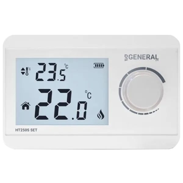 Termostat General HT250 RF Pentru spații închise/ Baterie photo 1