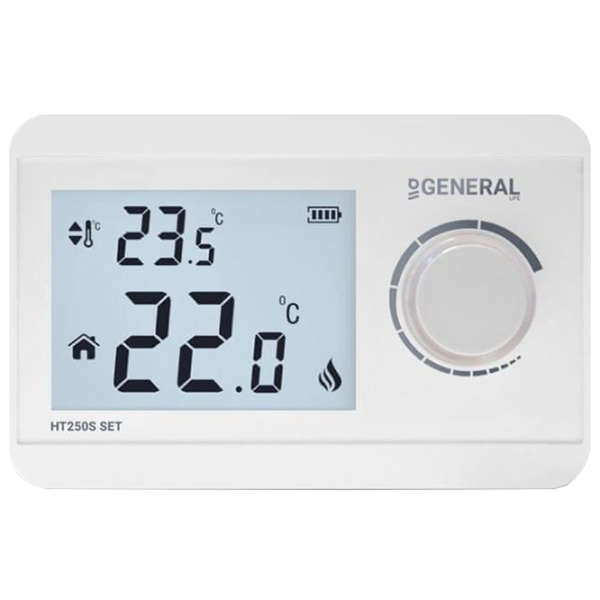Termostat General HT250 RF Pentru spații închise/ Baterie photo 1