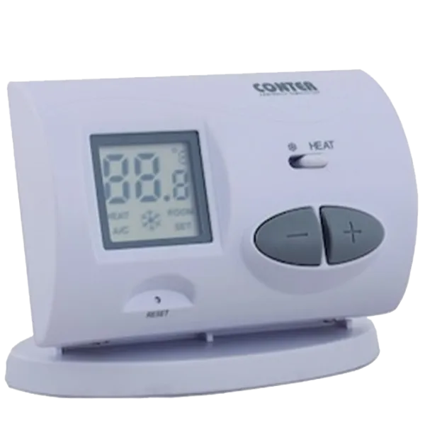 Termostat Conter CT 3W Wireless Pentru centrale electrice/ Baterie photo 1