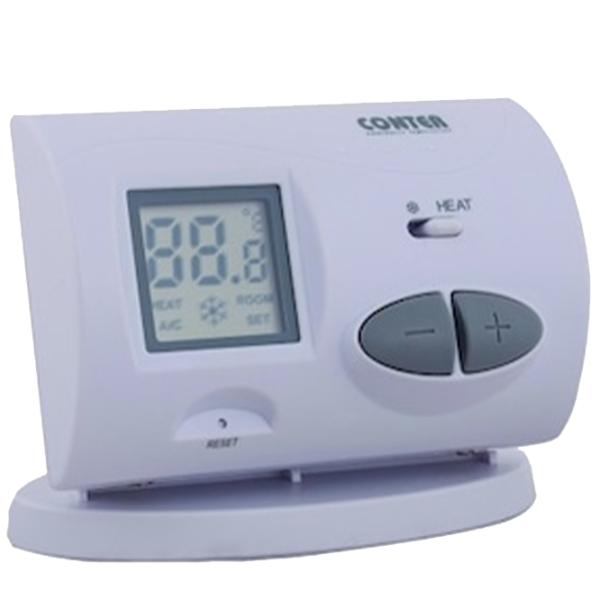 Termostat Conter CT 3W Wireless Pentru centrale electrice/ Baterie photo 1