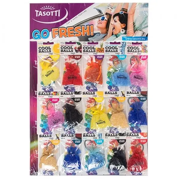 Ароматизатор для авто Tasotti Cool Balls Small Black/ на зеркале photo 1 Ароматизатор для авто Tasotti Cool Balls Small Black/ на зеркале photo 1