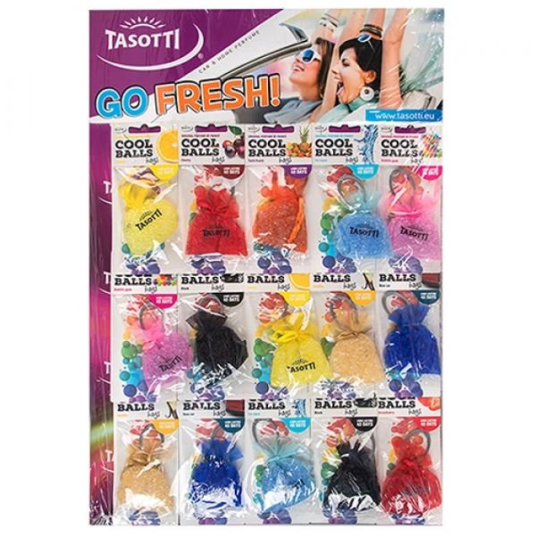 Ароматизатор для авто Tasotti Cool Balls Small Black/ на зеркале photo 1 Ароматизатор для авто Tasotti Cool Balls Small Black/ на зеркале photo 1