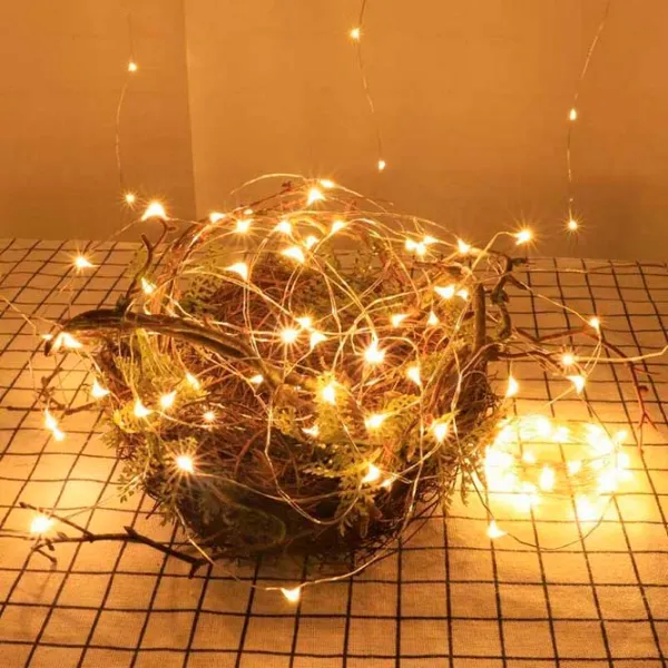 Luminițe decorative Global Christmas DS11442 Fir/ Alb cald photo 1