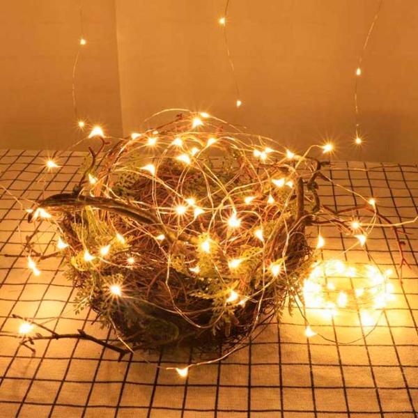 Luminițe decorative Global Christmas DS11442 Fir/ Alb cald photo 1