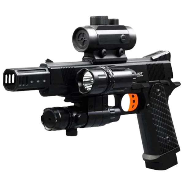 Pistol automat de jucărie SKD CS007 14+/ Bile gel/ Black photo 1