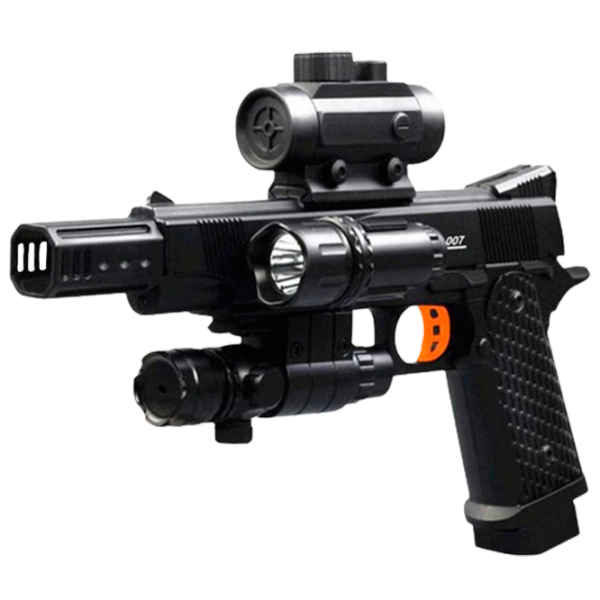 Pistol automat de jucărie SKD CS007 14+/ Bile gel/ Black photo 1