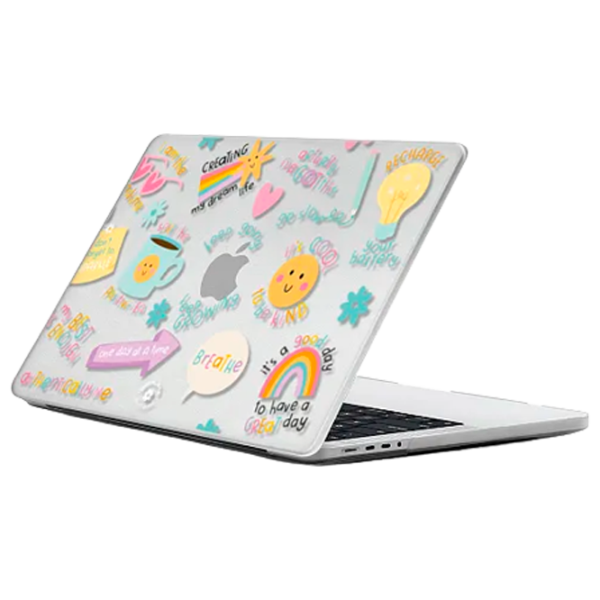 Чехол для ноутбука Casetify Snap Case Keep Growing by Laura Jane Illustrations 13.6"/ Белый photo 1