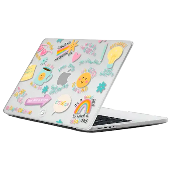 Husă pentru laptop Casetify Snap Case Keep Growing by Laura Jane Illustrations 14"/ White photo 1 Husă pentru laptop Casetify Snap Case Keep Growing by Laura Jane Illustrations 14"/ White photo 1